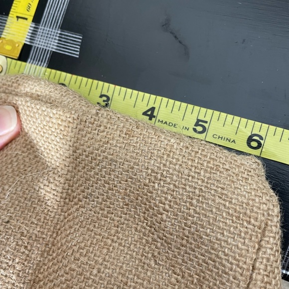 Nautical Stripe Canvas Tote Boating Anchor 19" W x 14" Large Summer Beach Bag - Picture 5 of 14